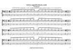 GuitarPro7 TAB: AGEDC4BASS A pentatonic minor scale (1313 sweeps) box shapes pdf